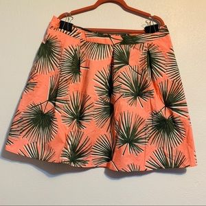 A New Day Floral Skirt - Palm